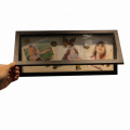 Front Hinged Shadow Box Frame with Linen Display Board